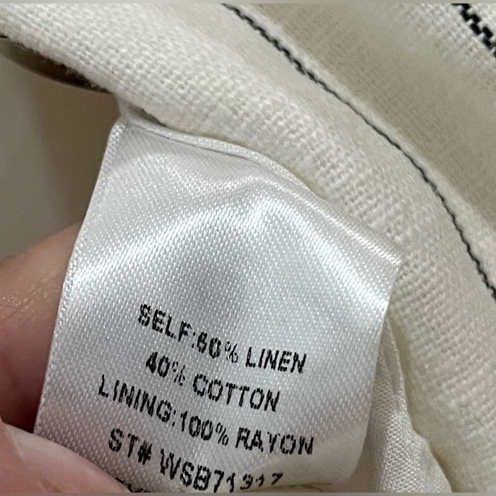NWT Lost + Wonder Linen and Cotton Stripe Skirt size small - Picture 4 of 6